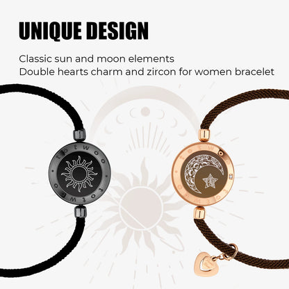 Touch Single Bracelet - Long Distance Touch Bracelet Light up and Vibration Relationship Love Baracelet Smart Jewelry